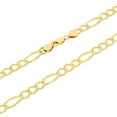 thumbnail image 6 of Nuragold 14k Real Yellow Gold Solid Figaro Link 6.5mm Chain Bracelet (7"-9") Italian Jewelry for Men & Women, 6 of 12