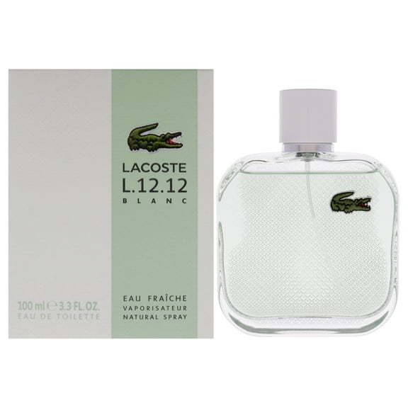 Lacoste Lacoste Eau De L.12.12 Blanc Eau Fraiche , 3.3 oz EDT Spray