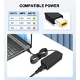 thumbnail image 2 of Cargador STLIERT de 65 W con punta cuadrada para Lenovo Thinkpad T470 T470S T460 T460S T450 T440 T440S T440P T560 T540P E440 E450 E540 E550 E560 G50 Z50 Yoga 370 460, 2 of 7
