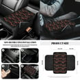 thumbnail image 6 of Renewold Cherry Black 14 PCS Car Seat Covers Set for Women, Car Seat Protector Steering Wheel Cover Seat Belt Covers Trash Bin Rear View Mirror Cover Armrest Cover Cushion Coasters Gear Shift Cover, 6 of 7
