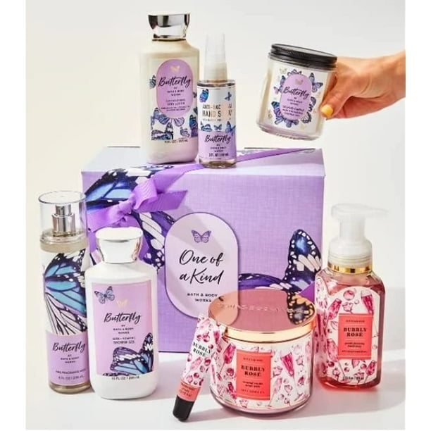 Bath & Body Works BUTTERFLY"ONE OF A KIND" Box Gift Set