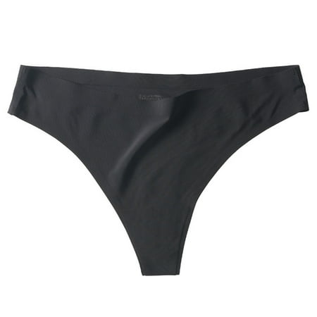 Women s Ice Silk Tongs Sexy Seamless Underwear Ultra Thin Fast Drying Panties