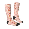 thumbnail image 4 of Lsque Strawberry Printed Crew Socks Men's Women's LightWeight Thin Casual Calf Socks ,Knee High Socks,Cotton Socks, 4 of 9