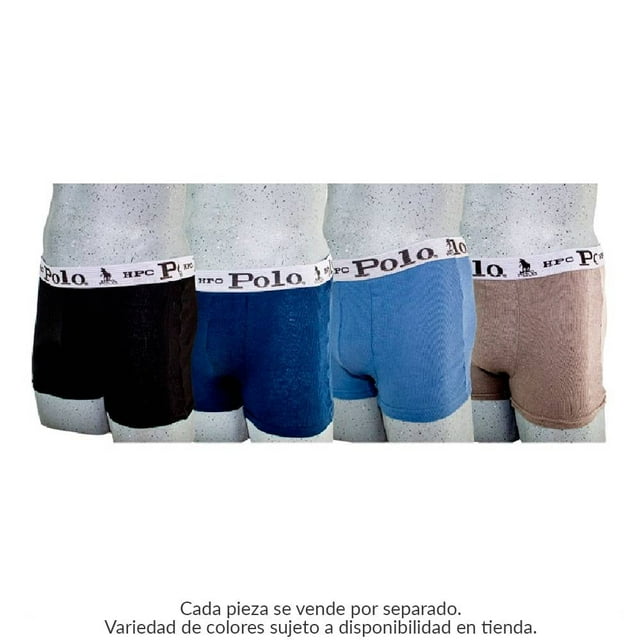 Bóxer HPC Polo para Hombre, Corto Ligero 3 Piezas Multicolor Talla M