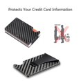 thumbnail image 2 of Monedero de clip de dinero de billetera de metal sin escaneo Rfid de fibra de carbono delgado Kuyhfg Bienvenido a Kuyhfg, 2 of 3