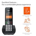 thumbnail image 4 of Teléfono inalámbrico Gigaset Comfort 552 Duo manos libres negro, 4 of 7