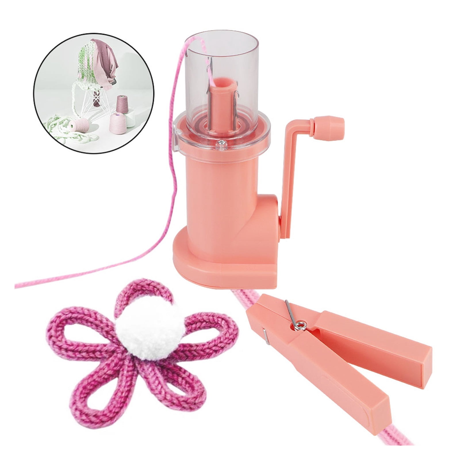 Hand Knit Creative Knitting Machine Craft Bracelet Weave Tool Loom Spool Knitter ,Efficiently Make Yarn Cake