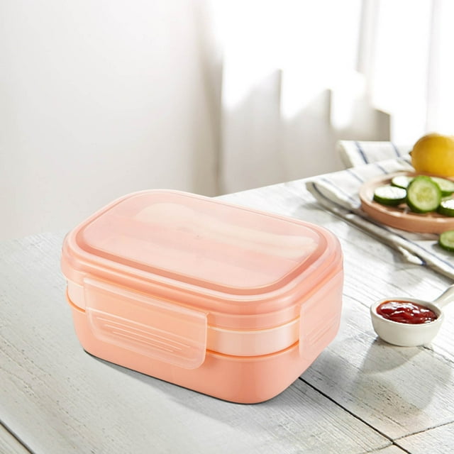 Stackable Bento Box for Adults & Kids | 1900ml Large Capacity Leak-Proof Lunch Container with Utensil Set | 8 Compartments for School, Work, Picnic & Dining Out