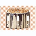 thumbnail image 2 of Metal Light Switch Wall Plate Outlet Cover (Vanilla Chocolate Roasted Marshmellow Cake - Triple Toggle), 2 of 2