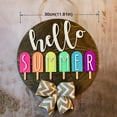 thumbnail image 3 of Clearance! Summer Cool Wooden Door Sign | Wooden Craft Plaque For Summer | Home Decor, 3 of 6