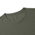 thumbnail image 6 of Plus Size Gym T-Shirts for Men L-5X Big & Tall Short Sleeve Crewneck T Shirts Casual Solid Stretchy Slim Pullover Athletic Workout Tees Tops, 6 of 8