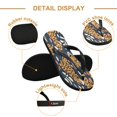 thumbnail image 3 of iauyy Unisex Printed Flip Flop Sandals - Lightweight Non-Slip Beach Shoes,Leopard Image, 3 of 8