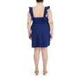 thumbnail image 6 of BCBG Paris Women's Ruffle Strap Mini Dress, 6 of 7