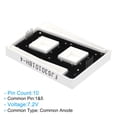 thumbnail image 4 of Uxcell 10Pin 2.6"x3.4"x0.5" Common Anode 7.2V LED Display Digital Tube Red 1 Pack, 4 of 6