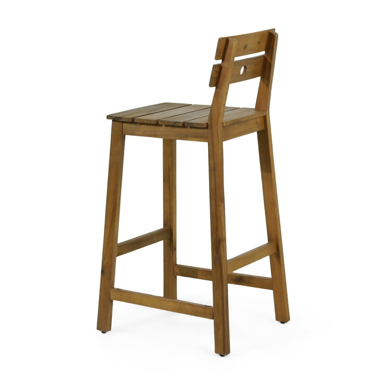 Outside wooden bar 2025 stools