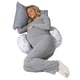 thumbnail image 1 of Almohada de embarazo Boppy Side Sleeper Grey Falling Leaves, 1 of 7