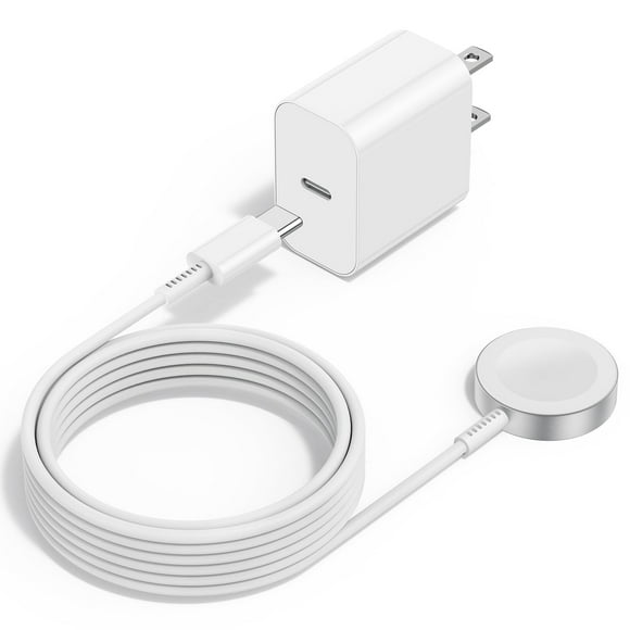 Cargador Gyusity Apple Watch magnético rápido USB-C de 6 pies con 20 W