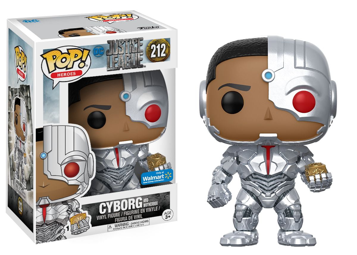 Funko POP! Movies DC Jusitce League: Cyborg with Mother Box 