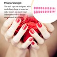 thumbnail image 1 of Nail Art Delicate Removable Artificial Tips Extension Coffin Extension Fingernails Fashion Wraps Manicure Tools Decoration for Girls Type 15, 1 of 6