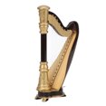thumbnail image 2 of Home Decor Miniature Harp, Musical Model, Crafts Gifts for Anniversary Gift, 2 of 7