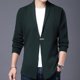 thumbnail image 3 of Gibobby Sueter Cardigan Casual cárdigan de punto delgado, chamarra de punto para hombre de primavera y otoño, color liso, de botonadura para hombre(Verdemilitary,G), 3 of 5