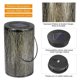 thumbnail image 2 of Lámpara Decorativa De Césped Solar Lámpara Led De Hierro Forjado A Prueba De Agua Lámpara Led De Paisaje Solar Con Patrón De Bosque Hueco Para Jardín Patio Interior Vogacara HA019196-00, 2 of 7