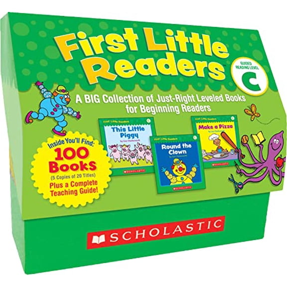Pre-Owned First Little Readers: Guided Reading Level C (Classroom Set): A Big Collection of Just-Right Leveled Books for Beginning Readers (Paperback) 0545223032 9780545223034