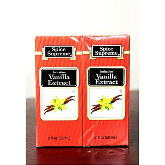Spice Supreme Imitation Vanilla Extract 2 Oz. (Single)