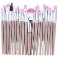 thumbnail image 2 of Makeup Brushes, Eye Brushes, 20-Piece Synthetic Hair Eye Makeup Brush Set for Powder Lip Eyeliner Eyeshadow with Wooden Handles, Professional Beauty Tools for Home and Daily Use, 2 of 4