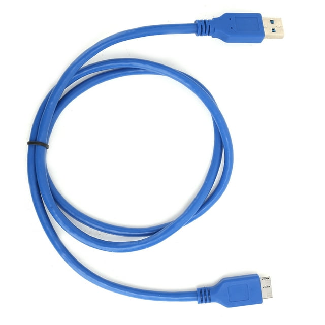 USB3.0 External Hard Drive Adapter Cord Blue, Fast Data Transfer With 5Gbps Transmission, Compatible For General Hard Disk