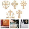 thumbnail image 1 of Plastic Reflective Vinyl Car Stickers Waterproof Decals for Vehicle Decoration Cross 148x155mm, 1 of 7
