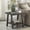 Brown, variant on Contemporary Replicated Wood Shelf End Table, Hardwood Veneer Top with Natural Wood Grain, Wide-Angled Legs, Side Table for Living Room, Gray