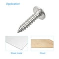thumbnail image 4 of Unique Bargains #6 x 5/8' 304 Stainless Steel Phillips Head Self Tapping Screws 100 Pack, 4 of 4