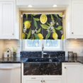 thumbnail image 6 of Lemon Kitchen Curtains 2 Panels UV Protected Tier Curtains, Half Window Curtains Kitchen Tiers for Guest Room Bathroom Sink Laundry Room Basement,36 x 27 Inch, 6 of 7