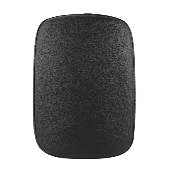 Black Motorcycle Passenger Seat Cushion with 8 Suction Cups for Comfortable Riding on Leather