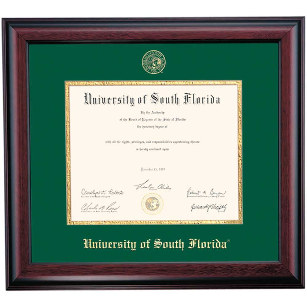 OCM Diploma Frame University of South Florida Bull Displays Diploma