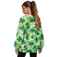 thumbnail image 4 of Yuyamidu St. Patrick's Day Art Oversized Sweatshirt for Women Fashion Sweatshirts with Pockets Crewneck Casual Workout Pullover Party Festival Novelty Long Sleeve Shirt Cycling Yoga Golf Tops L, 4 of 7