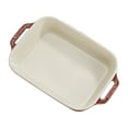 thumbnail image 3 of Staub Ceramic 2-pc Rectangular Baking Dish Set - Rustic Red, 3 of 6