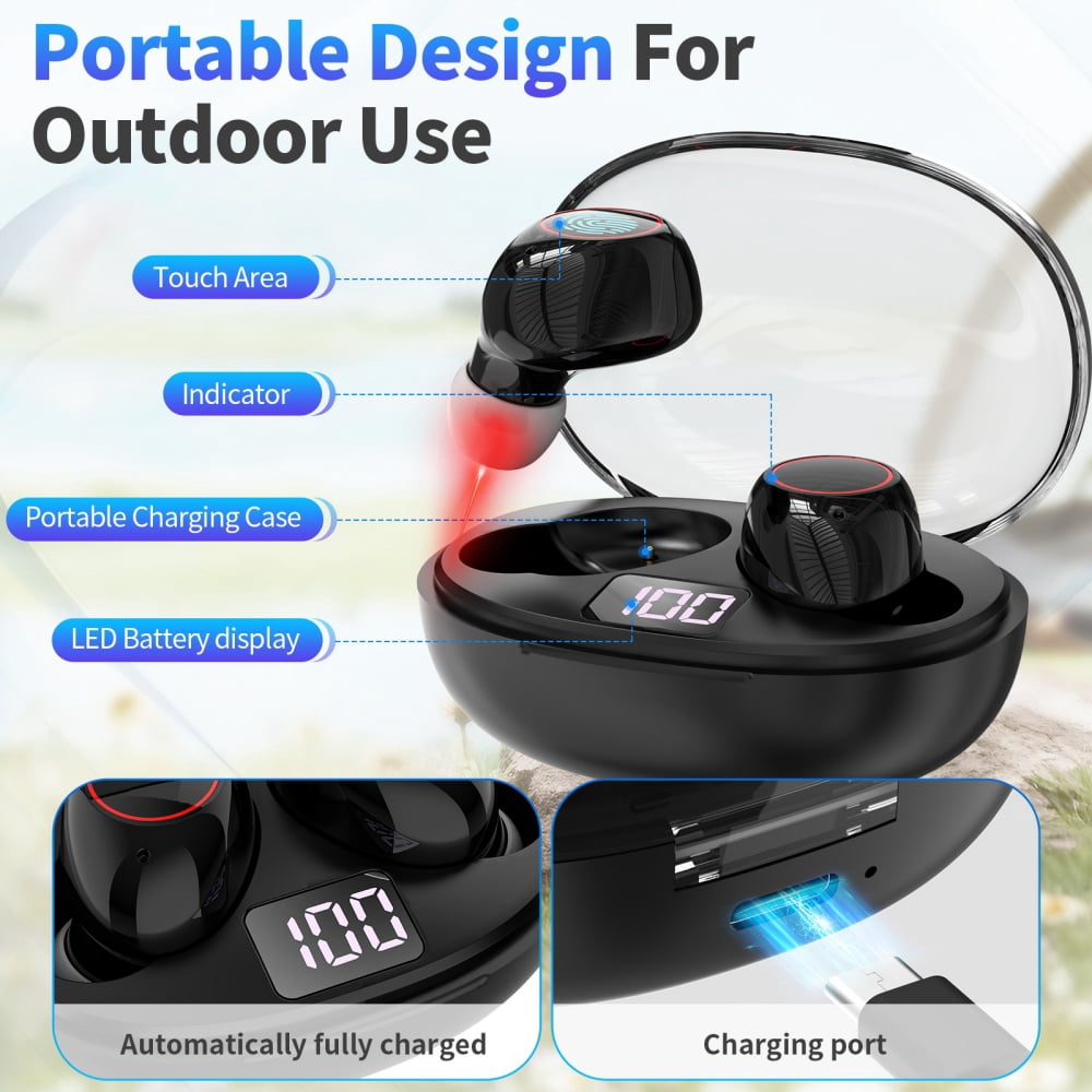 LaseLocks Cordless Red Light Device for Ears, Portable Ear Comfort Device with Adjustable Settings, Charging Case&Replaceable Silicone earplugs, for Daily Ear Care Use