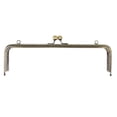 thumbnail image 2 of Bag Handbag Pouch Purse Metal Frame Handle Fastener Length 10inch Bronze, 2 of 7