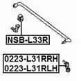 thumbnail image 2 of Febest REAR LEFT STABILIZER LINK # 0223-L33RLH OEM 56261-3TA0B, 2 of 2