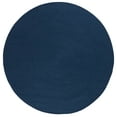 thumbnail image 2 of SAFAVIEH Braided Kader Solid Reversible Area Rug, Navy, 6' x 6' Round, 2 of 7