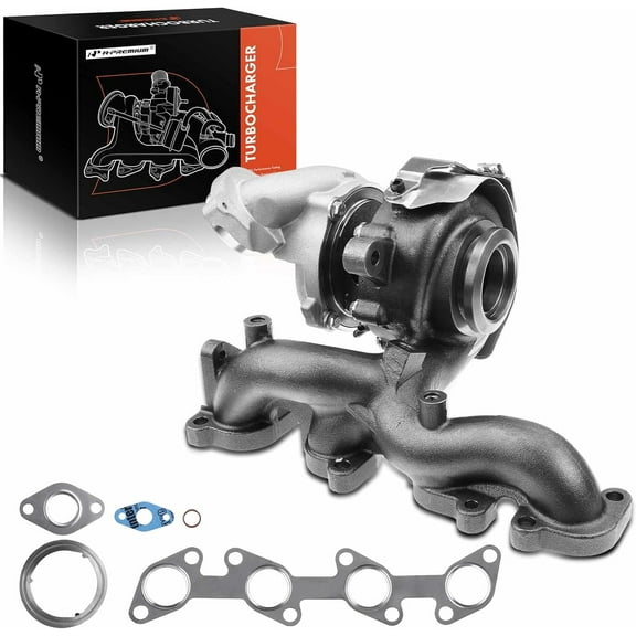 A-Premium Complete Turbo Turbocharger Kit, with Gasket, Compatible with Audi A3 2010-2013 & Volkswagen Jetta 2009-2014, Beetle 2013-2014, Golf 2010-2014, 2.0L Diesel, Replace# 5303-970-0208