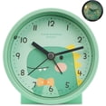 thumbnail image 1 of Despertador para Niños, Despertador De Viaje, Despertador De Cuarzo De Viaje Ligero Pequeño, Despertador Analógico Silencioso No Repetitivo Con Snooze Y Luz,Green JAMW Sencillez, 1 of 5