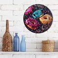 thumbnail image 3 of GZHJMY Colorful Donut Wall Clock, Silent Non Ticking 10 Inch Battery Operated Wall Clocks, Easy to Read Clock for Home Kitchen Living Room Bathroom Office Decor, 3 of 6