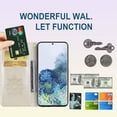 thumbnail image 4 of for Samsung Galaxy S23 Wallet Case for Women, Glitter Bling Diamond PU Leather Folio Cover with Card Slot Wrist Strap Built-in Kickstand Protective Case for Samsung Galaxy S23 Owl Gold, 4 of 18