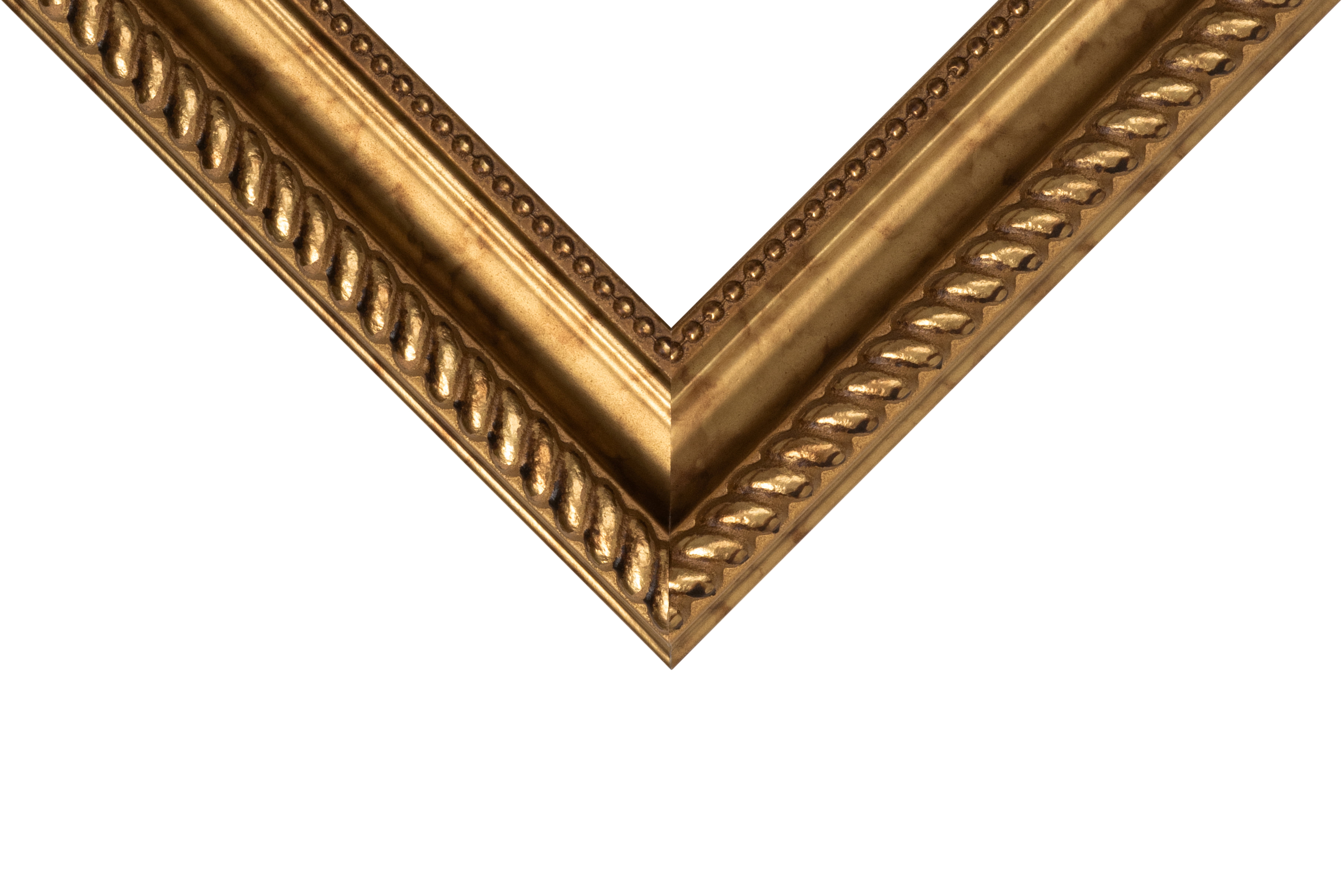 18x24 Picture Frame – Gold Napolean Style 21178-904, 2 Inch MDF Moulding, Includes Plexiglass and Backing –&nbsp;Wall Display Frame for Art, Posters, or Photos – Frame USA