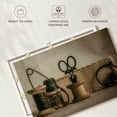 thumbnail image 6 of Elephant Stock Antique Sewing Kit Wall Art - Horizontal Canvas Wall Art - Living Room Wall Decor - Hobbies And Lifestyle Canvas - Gray And Brown Decor - 51" x 34", 6 of 8
