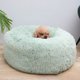 thumbnail image 3 of XWSHYW Suministros para Mascotas para Gatos Perro Redondo Invierno Cálido Saco de Dormir Largo Suave Cama para Mascotas Cama Calmante, 3 of 4