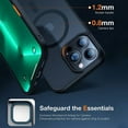thumbnail image 4 of Luxury Magnetic Wireless Charge Case for iPhone 16 15 14 13 12 11 Pro Max Plus Shockproof Compatible Anti-Fingerprint Cover purple For iPhone 16 Plus, 4 of 6